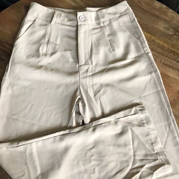 SHEIN BIZwear Slant Pockets Zipper Fly Pants size Small NWOT - Picture 1 of 9